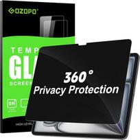 360° privatumo ekrano plėvelė, skirta „iPad Air“ 13 colių (M4/M3/M2, 2026/2025/2024) | 4 krypčių nuo šnipinėjimo apsauganti grūdinto stiklo ekrano apsauga, skirta „iPad Pro“ 13 colių (M5/M4, 2025/2024)