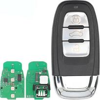 3B nuotolinio valdymo pultas, 868 MHz, skirtas „Audi“ A4L, Q5, A5, A6, A7, A8, RS4, RS5, S4, S5 modeliams | FCCID: 8T0 959 754C, 4A lustas, 3 mygtukai