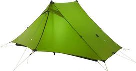 3FULGEAR „Lanshan 2 Pro“ ultralengva dvivietė palapinė, 3–4 sezonų žygių palapinė, pagaminta iš 20D dvipusio silikonu padengto nailono, skirta kempingui ir alpinizmui (žalia 2P atnaujinta versija, 4 sezonai)