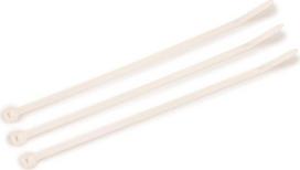 3M miniatiūrinės kabelio juostos CT6NT18-C iš natūralaus nailono, 18 lbs, 0,3 x 15,5 cm, 100 vnt. pakuotė