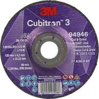 3M „Cubitron 3 Cut and Grind“ šlifavimo diskas, 94946, 36+, T27, 10 vnt. pakuotėje