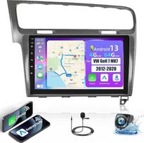 4 + 64 G „Android 13“ automobilių radijas, skirtas „VW Golf 7 MK7“ (2012–2020 m.) – belaidis „CarPlay“ ir „Android Auto“ – 10 colių jutiklinis ekranas su ekvalaizeriu, DSP, „Wi-Fi“, GPS, FM, RDS, „MirrorLink“, ekrano padalijimo funkcija ir AHD galinio vai