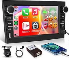 4 branduolių 64G "Carplay" ekranas "Opel Vivaro Astra Corsa Zafira" su USB USB-C 7 colių "Opel" automobilinis radijas su "Bluetooth" ir "Android Car/EQ/GPS/WiFi/FM/RDS/SWC+užpakalinio vaizdo kamera, juodas