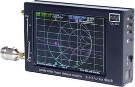 4 colių vektoriaus tinklo analizatorius GS-400. Suderinamas su pagrindinio kompiuterio programine įranga. 50 kHz–3 GHz antenų analizatorius