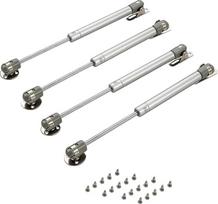 4 dujinės spyruoklės, 270 mm, spintelių durelėms, 20 N–200 N (200 N)