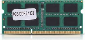 4GB DDR3 1333 MHz 204 kontaktų nešiojamojo kompiuterio atminties modulis, 1,5 V, PC3-10600, DDRIII plokštės modulis