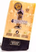 4 Madonne Parmigiano Reggiano DOP, brandintas ne mažiau kaip 24 mėnesius, apie 1 000 g originalaus parmezano sūrio, be laktozės