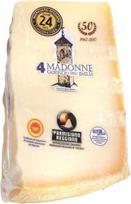 4 Madonne Parmigiano Reggiano DOP, brandintas ne mažiau kaip 24 mėnesius, apie 500 g originalaus parmezano sūrio
