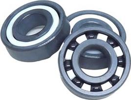 4 vnt. 6002 CE 15x32x9 mm Si3N4 PTFE visiškai keraminiai rutuliniai guoliai 6002CE 15 * 32 * 9