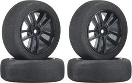 4 vnt. 66 mm putų padangų įklotai, skirti RC automobilių ratlankių dalims | Skirti „Wltoys“ modeliams 144001, 124016, 124017, 124018, 124019, 104001; pagaminti iš ekologiškos medžiagos