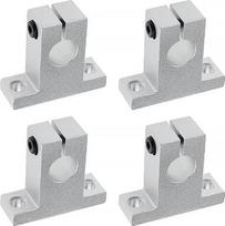 4 vnt. SK16 linijinio veleno laikiklis, 16 mm, CNC rutulinis guolis, linijinis laikrodžio mechanizmo bėgis, skirtas 3D spausdintuvo daugių ašių sistemai