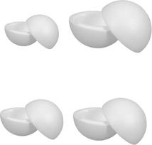 4 vnt. užpildomų putų kamuoliukų, balti, 15, 20, 25, 30 cm
