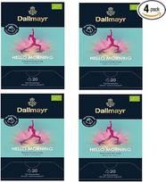 4 x "Dallmayr Hello Morning" ekologiška vaistažolių arbata 20 piramidžių x 2,5 g