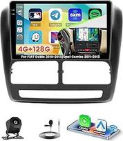 4+128G Android 15 Autoradio für FIAT Doblo 2010-2015/Opel Combo 2011-2018 Carplay Android Auto Roinvou, 9 Zoll Auto Radio Incell Touchscreen mit GPS Bluetooth EQ WiFi RDS FM SWC MIC Rückfahrkamera