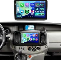 4+128G automobilių radijas, skirtas „Renault Trafic“ (2001–2010 m.), „Opel Vivaro“ ir „Nissan Primastar“ | Belaidis „CarPlay“ ir „Android Auto“ su 10 colių „Incell“ jutikliniu ekranu, „Bluetooth 5.0“, GPS, FM, RDS, ekvalaizeriu ir atbulinės eigos kamera