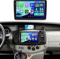 4+64G automobilių radijas, skirtas „Renault Trafic“ (2001–2010 m.), „Opel Vivaro“ ir „Nissan Primastar“ | Belaidis „CarPlay“ ir „Android Auto“ su 10 colių „Incell“ jutikliniu ekranu, „Bluetooth 5.0“, GPS, FM, RDS, ekvalaizeriu ir atbulinės eigos kamera