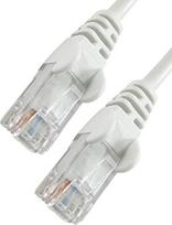 40 m baltas Cat5e tinklo kabelis su RJ45 jungtimi, skirtas Ethernet, LAN, maršrutizatoriui ir modemui, 10/100