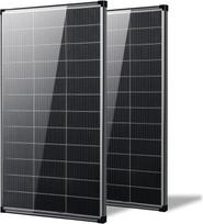 400 W (2 x 200 W) dvipusis zoninis saulės kolektorius, 12 V, 18BB „TopCon“ N-tipo A+ monokristaliniai elementai, 25 % aukštas efektyvumas, IP68, 18 V saulės kolektoriai, skirti balkonui, kemperiui, kempingui, terasai, stogui, laivui