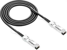 40G QSFP+ DAC kabelis, 40GBASE-CR4 pasyvus tiesioginio prijungimo varinis „Twinax“ QSFP kabelis, skirtas „Cisco“ QSFP-H40G-CU30CM, „Meraki“ MA-CBL-40G-30CM, „Supermicro“, „Mikrotik“, „Open Switch“ įrenginiams, 0,3 m (0,98 pėdos)