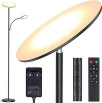 42 W svetainės toršeras, 3800 LM LED šviestuvas su skaitymo lempute, reguliuojamas apšvietimas, 2700 K – 6500 K, tolygus apšvietimo reguliavimas, valdymas nuotolinio valdymo pultu ir jutikliniu valdymu, itin ryškus modernus toršeras, skirtas svetainei, mi