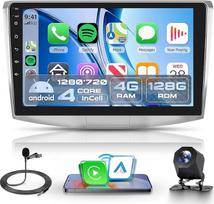 4G + 128G Android automobilinis radijas VW Magotan/CC Passat B7/B6 2010-2015 Wireless Carplay Android automobiliui, 10.1 colių Incell Touchscreen radijas GPS navigacija WiFi Mirror Link Bluetooth FM/RDS/EQ/SWC Rear View