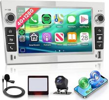 4G + 128G "Android" automobilinis radijas "Opel Astra Antara Vectra Corsa Zafira Meriva Vivara Vivaro Wireless Carplay Android Car, 7 colių jutiklinis ekranas Radijo navigacija GPS GPS WiFi Bluetooth FM/RDS EQ/SWC Reversing