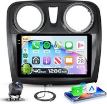 4G + 128G automobilinis radijas "Android 15", skirtas "Renault Dacia Sandero 2 B52 2012-2019", 9 colių "In-Cell HD" jutiklinio ekrano automobilinis radijas su belaidžiu "Carplay" "Android" automobiliniu GPS "Wi-Fi" USB "Bluetooth" FM RDS atbuline eiga
