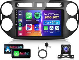 4G ir 64G 9 colių automobilių radijas, skirtas „VW Tiguan“ (2014–2016 m.) modeliams, su „CarPlay“, „Android Auto“, belaidžio ryšio funkcija, 1280 x 720 skiriamąja geba, „Android 13“ operacine sistema, jutikliniu ekranu, „Bluetooth“, RDS/FM radiju, „Wi-Fi“