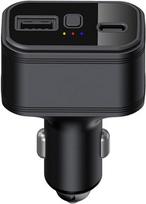 4G LTE GPS Tracker, Hidden 4G GPS Tracker Device without Subscription Car Cigarette Lighter Dual USB Type C Charging Port, Real Time Location, Vibration Alarm, Cancel Alarm etc.