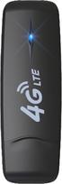 4G LTE USB „Wi-Fi“ modemas, nešiojamasis maršrutizatorius su SIM kortelės lizdu, greitaeigis kelioninis „hotspot“ mini maršrutizatorius, atrakinamas 4G modemas, juodos spalvos, 88 x 28 x 9 mm