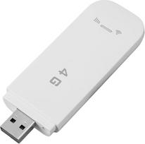 4G LTE USB „Wi-Fi“ modemas, nešiojamas 4G maršrutizatorius su SIM kortelės lizdu, greitaeigis kelioninis „hotspot“, atrakinamas 4G modemas, palaiko 10 įrenginių (baltas)
