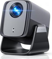 4K išmanusis projektorius, „AKIYO O6“ projektorius su „WLAN“, „Bluetooth“, automatiniu fokusavimu ir 6D technologija