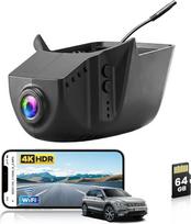 4K vaizdo registratorius, skirtas „VW Tiguan“ (2018–2024 m.) modeliams, 2160P, „Wi-Fi“, „Plug & Play“
