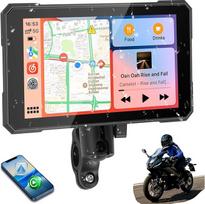 5 colių "Carplay" motociklas su belaidžiu "CarPlay" ir "Android Car", IP67 vandeniui atsparus, padangų slėgio stebėjimo, GPS navigacijos ir valdymo balsu funkcija, tinka visiems motociklams