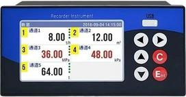5 kanalų universalus realaus laiko duomenų registratorius su RS485, 4–20 mA ir USB sąsaja
