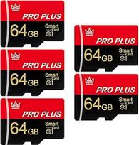 5 pakuotės atminties kortelių 64GB su adapteriu, didelės spartos atminties kortelė, UHS-I C10 A1 atminties TF kortelė planšetiniam kompiuteriui / mobiliajam telefonui / fotoaparatui / automobilio garso aparatūrai / žaidimų pultui (TF295 64GB-5 pakuotės)
