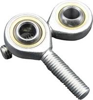 5 vnt. lankstieji galiniai strypų guoliai | 5 mm, 6 mm, 8 mm, 10 mm, 12 mm, M5, M6, M8, M10, M12, SA, SI, T/K rutuliniai guoliai su dešiniuoju ir kairiuoju sriegiu bei savaiminio tepimo lankstieji guoliai