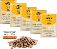 5 vnt. „Mangrove Jack's“ 11 g/25 l midaus mielių – mielės metilfermentacijai, medaus mielės, vyno mielės