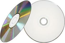 5 vnt. „Traxdata“ tuščių CD-R diskų, 52x, „Diamond Silver“ / „White“, tinkamų spausdinti, įdėkluose