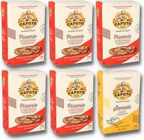 5 x 1 kg "Caputo Pizzeria" + 1 x 1 kg "Caputo Semola Rimacinata" starterio rinkinys su nemokama "Migase" tešlos kortele