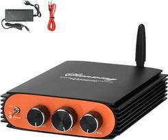 5.3 „Bluetooth“ stiprintuvas „HiFi Stereo“, 300 W × 2, 2 kanalų mini žemų dažnių garsiakalbių stiprintuvas su TPA3255 stiprintuvo mikroschema, D klasės skaitmeninis garso stiprintuvas su DSP ir SUB išėjimu, 24–36 V nuolatinė srovė, „Bluetooth“/USB/AUX, 20
