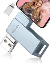 512GB USB atmintinė, „Levida Memory Stick USB 3.0 Photo Stick“ (mobilioji atmintinė, sukiojamas dizainas, automatinis atsarginių kopijų kūrimas), skirta „iOS“, „iPhone“, „Android“ mobiliesiems telefonams, planšetėms, nešiojamiesiems kompiuteriams, stacio