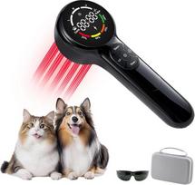 5200-mAh-Akku Therapie Lasergerät für Hunde Haustiere Kaltlaser therapiegerät 8x808nm 16x650nm mit Magnetabdeckung Kaltes Rotlicht Wiederaufladbar Katze Tier Pferd Gelenk und Muskelschmerzlinderung