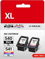 540XL 541XL Multipack 540 XL 541 XL Suderinama su "Canon" spausdintuvų kasetėmis 540 541 PG 540 PG540 PG 540 XL PG-540XL CL541 CL-541XL, skirta "Canon" TS5150 spausdintuvų kasetėms TS5151 MG3650s MG366 0000 00650