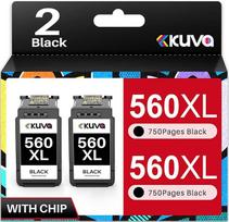 560XL PG-560XL juodi spausdintuvo kasetės, suderinamos su „Canon 560 XL“