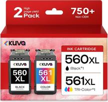 560XL, 561XL spausdintuvo kasetės, skirtos „Canon“ PG-560XL, CL-561XL, 560, 561