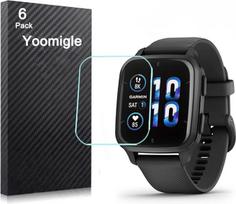 6 pakuočių pakuotė Suderinama su Garmin Venu SQ2 ekrano apsauga Garmin Venu SQ2 Smartwatch ekrano apsauga Filmai Crystal Clear HD Anti-Scratch Anti-Fingerprint
