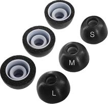 6 vnt. „Memory Foam“ ausų kamštukai, suderinami su „Skullcandy 360“ ir „Loop“ ausinėmis