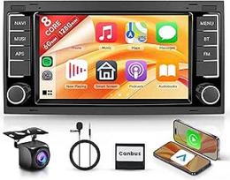 6+128G 8 branduolių 7 colių "Android" automobilinis radijas VW Touareg 2004-2011 VW Transporter T5 Multivan 2004-2009 su belaidžiu "Carplay" "Android Car Mirror Link" Bluetooth WiFi FM/RDS/EQ GPS navigacija SWC Rear