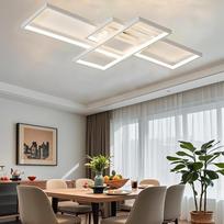 60 W LED lubinis šviestuvas, su reguliuojamu šviesos stiprumu, modernus lubinis šviestuvas, svetainė